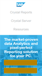 Mobile Screenshot of crystalreports.com