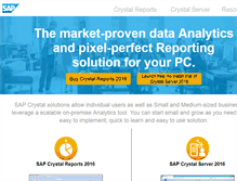 Tablet Screenshot of crystalreports.com